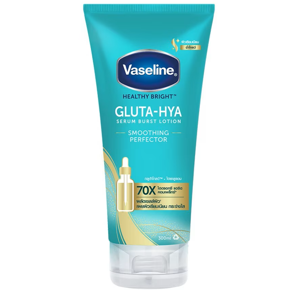 Vaseline Essential Even Tone Flawless Glow Gluta-Hya Serum Burst UV Lotion