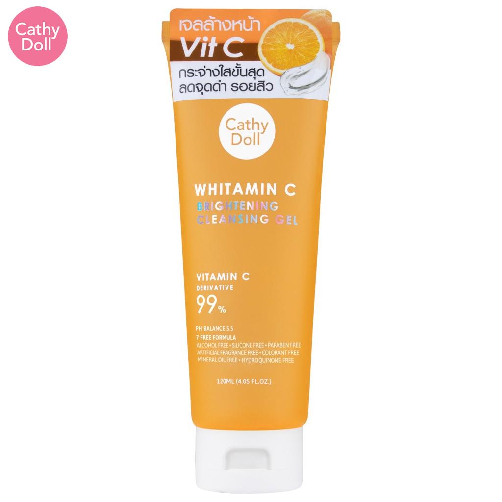 Cathy Doll Whitamin C Brightening Cleansing Gel for Men and Women
