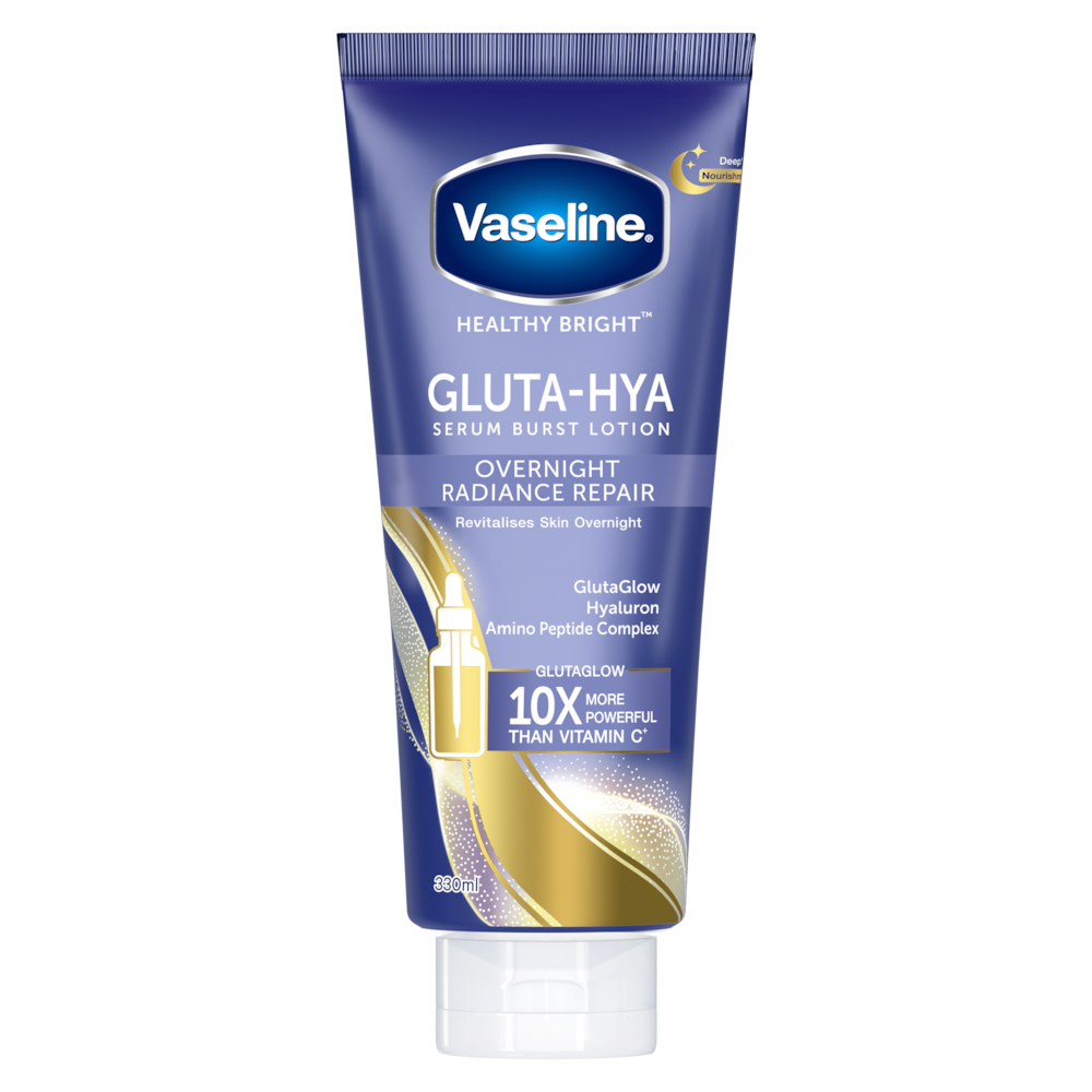 Vaseline Essential Even Tone Flawless Glow Gluta-Hya Serum Burst UV Lotion