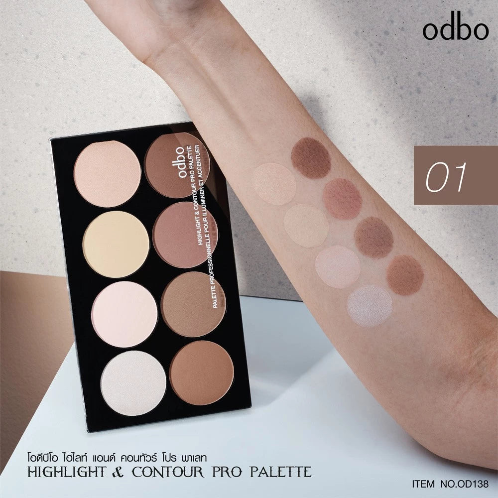 ODBO HIGHLIGHT & CONTOUR PRO PALETTE