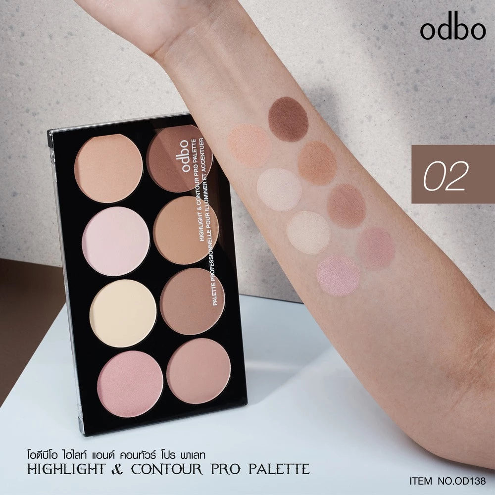 ODBO HIGHLIGHT & CONTOUR PRO PALETTE