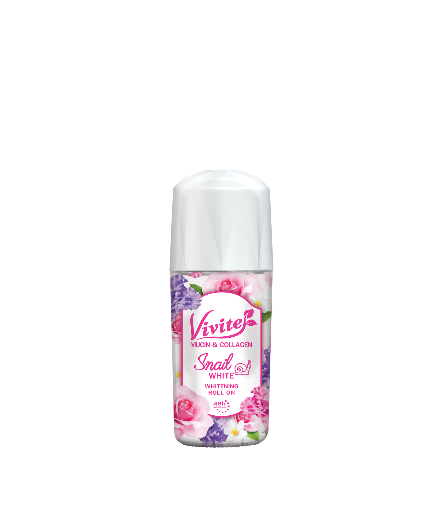 فيفيت رول لتبييض الأسنان بالحلزون الأبيض