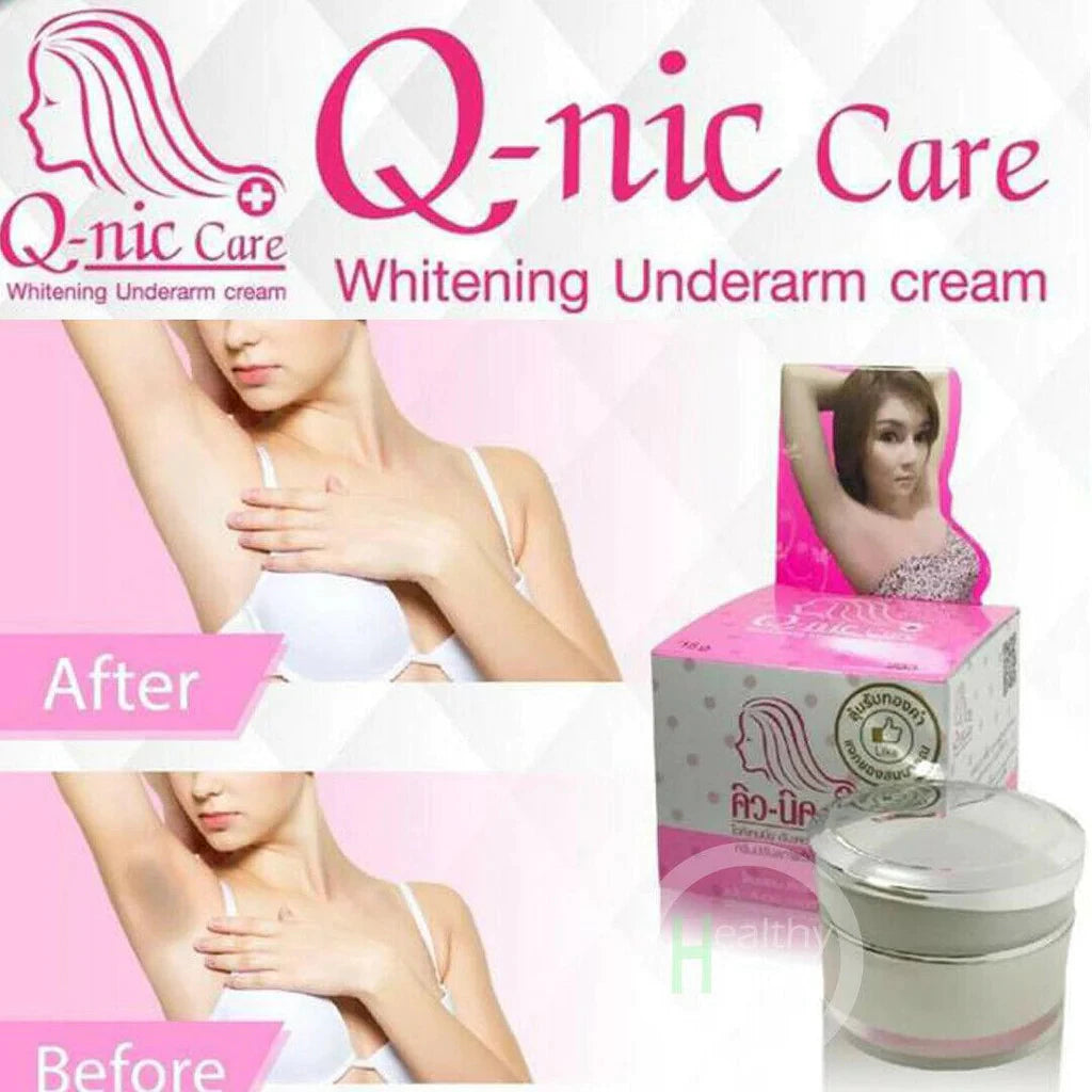 Q-NIC CARE Whitening Underarm Cream & Serum