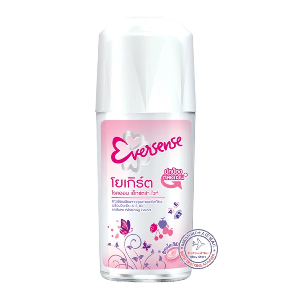 Eversense Deodorant Roll On Yogurt Extra White Smooth Skin