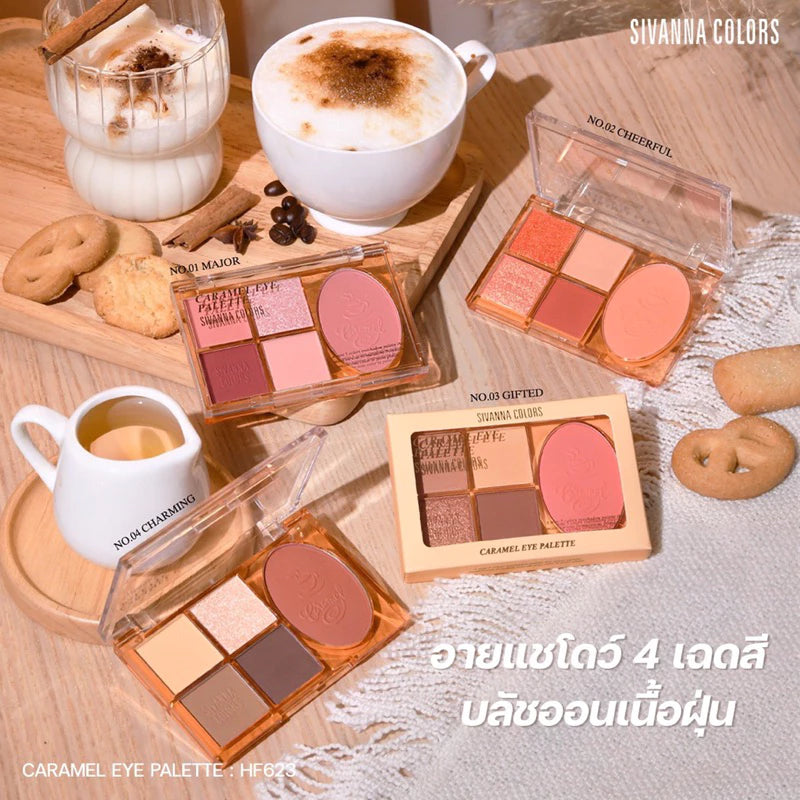 Sivanna Caramel Eye Palette Eyeshadow & Blush HF623