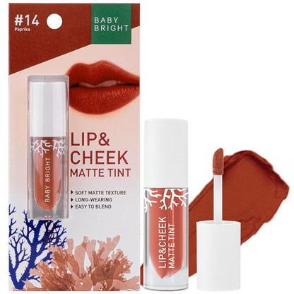 Baby Bright Lip Cheek Matte Tint Rose Bloom