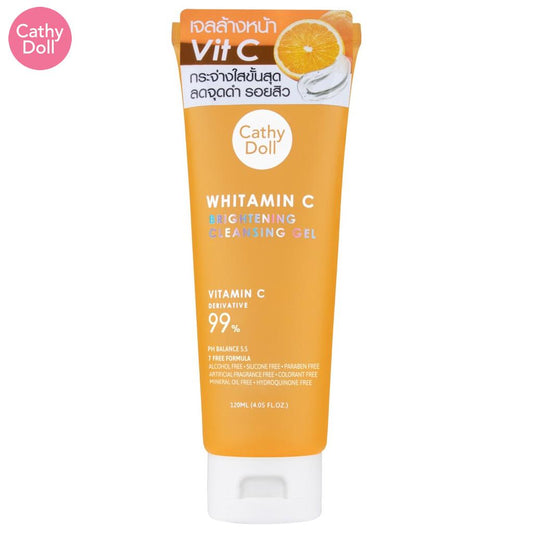 Cathy Doll Whitamin C Brightening Cleansing Gel for Men and Women