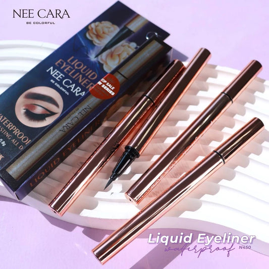 Nee Cara Liquid Eyeliner N450 – Waterproof & Smudge-Proof Precise Black Felt-Tip Eyeliner Pen