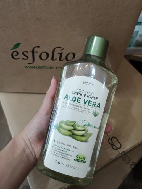 تونر إسفوليو الكوري المرطب والمهدئ بخلاصة الصبار للعناية بالبشرة