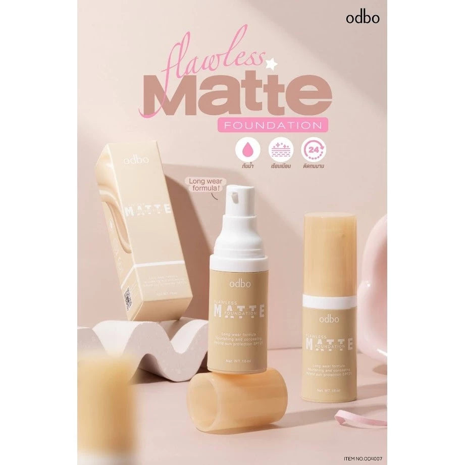 كريم أساس Abcmall Odbo Flawless Matte Foundation