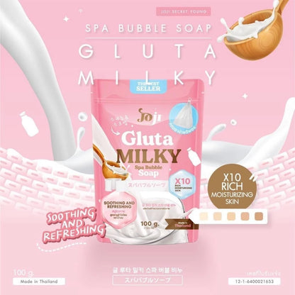 Goji Gluta Milky Spa Bubble Soap, Soothing and Refreshing