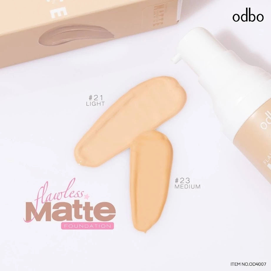 كريم أساس Abcmall Odbo Flawless Matte Foundation