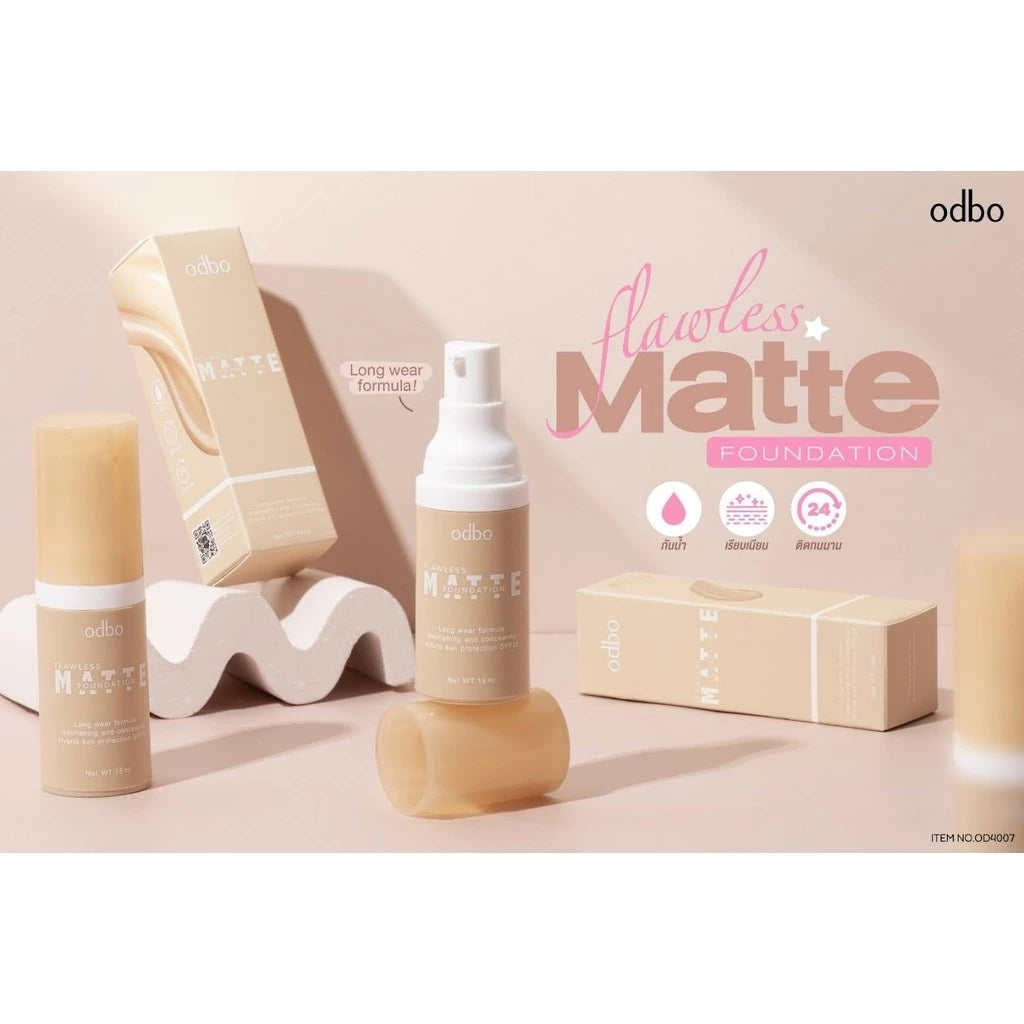 كريم أساس Abcmall Odbo Flawless Matte Foundation
