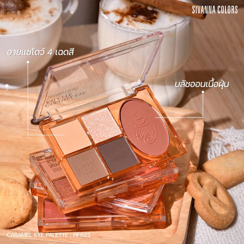 لوحة ظلال العيون وأحمر الخدود سيفانا كاراميل HF623