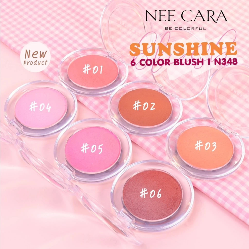 أحمر خدود صن شاين 6 ألوان من ني كارا