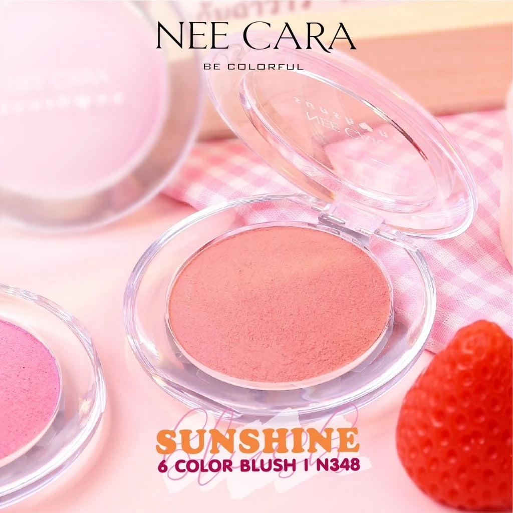 أحمر خدود صن شاين 6 ألوان من ني كارا