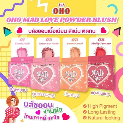 MAD LOVE POWDER BLUSH Brand OHO