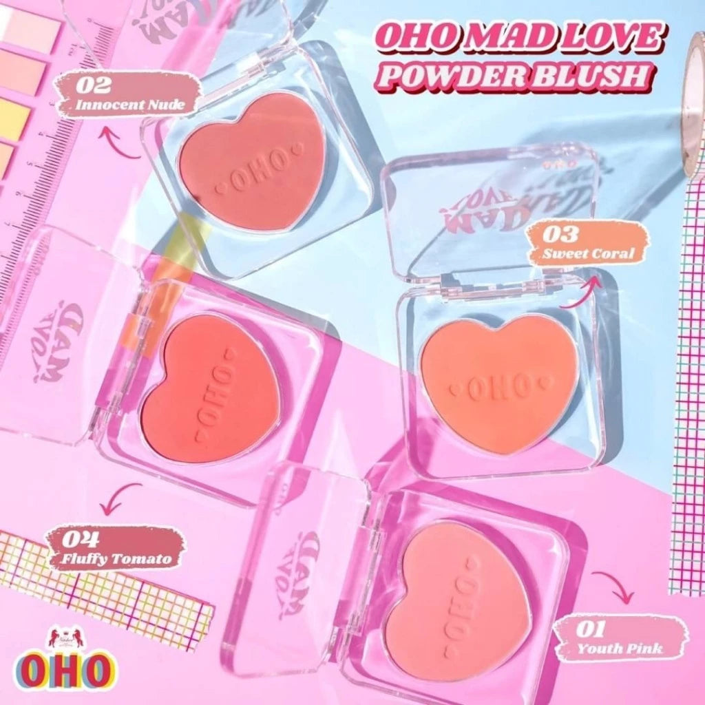 أحمر الخدود البودرة من ماد لوف التايلندي