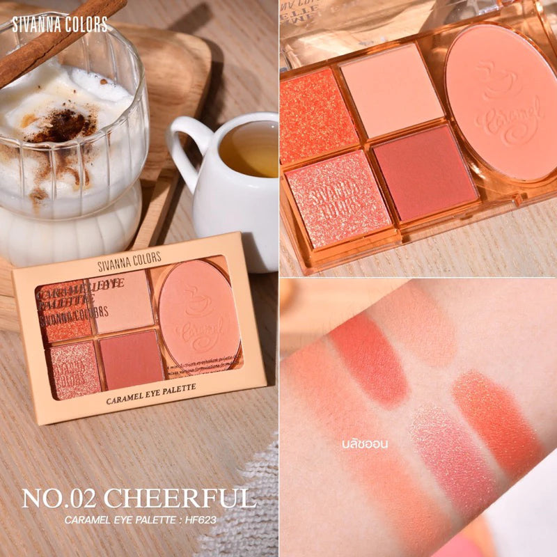لوحة ظلال العيون وأحمر الخدود سيفانا كاراميل HF623