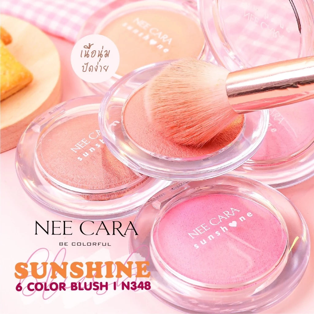 أحمر خدود صن شاين 6 ألوان من ني كارا